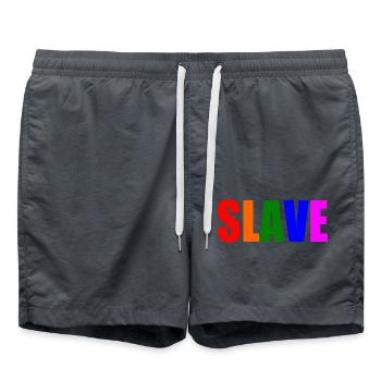 Slave - Badeshorts - Anthrazit - Vorne - AI Model Male 185 light (185cm)