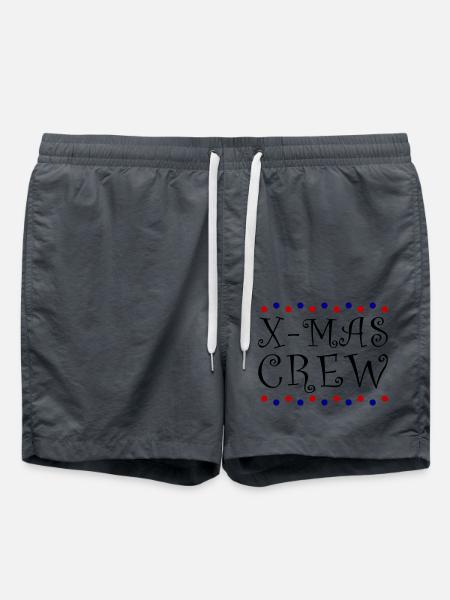 X Mas Crew Christmas Team - Swim Trunks - anthracite