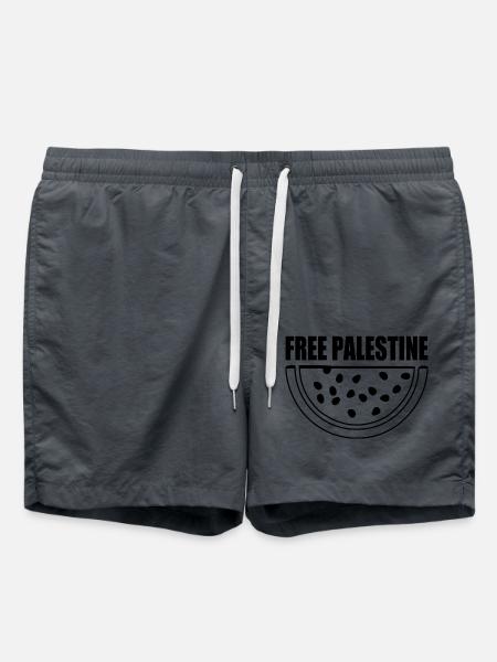 Free palestine - Swim Trunks - anthracite
