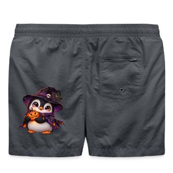 Halloween-Pinguinpinguin - Badeshorts - Anthrazit - Hinten