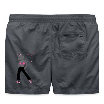 demoiselle - Short de bain - charbon - Dos
