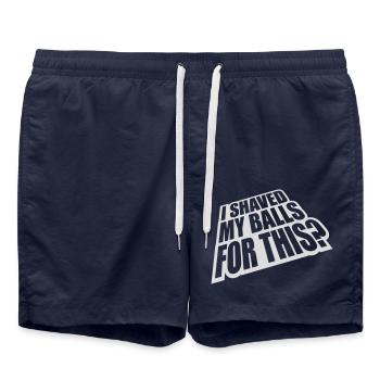 I shaved my balls - Badeshorts - French Navy - Vorne - AI Model Male 185 light (185cm)