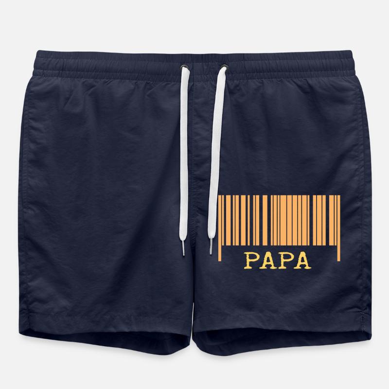 Papa - Short de bain - bleu marine