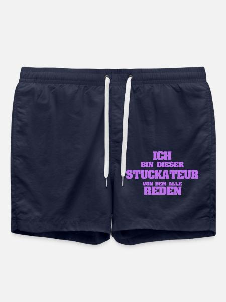 Occupation plasterer - Swim Trunks - french navy
