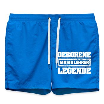 Profession: Music teacher - Swim Trunks - cobalt blue - Front