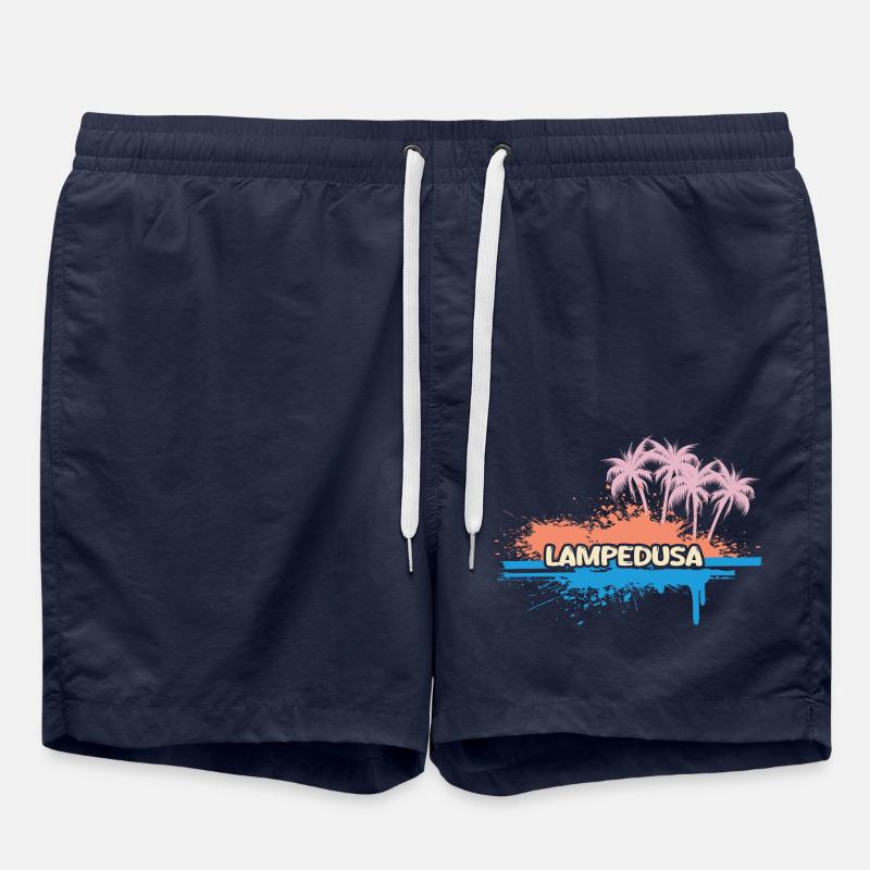 Vacances Lampedusa - Short de bain - bleu marine