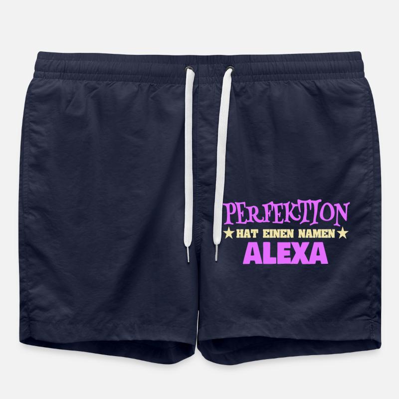 Frauenname Alexa - Badeshorts - French Navy