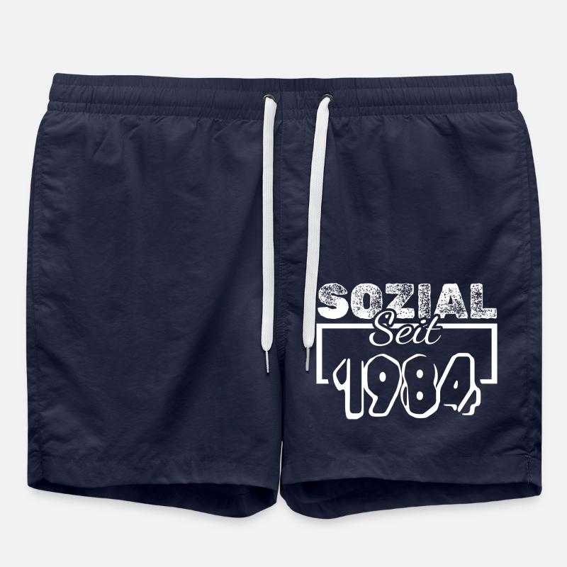 Sozial 1984 - Badeshorts - French Navy