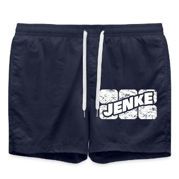Cadeau pour Jenke - Short de bain - bleu marine - Devant - AI Model Male 185 light (185cm)