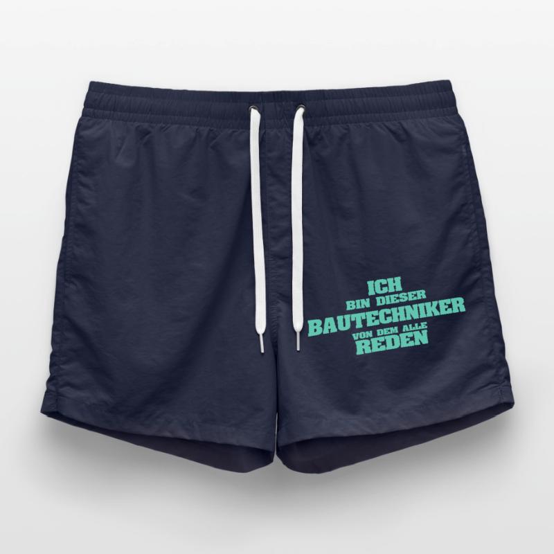 Occupation Construction Technician Swim Trunks