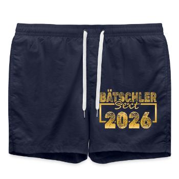 Single 2026 - Badeshorts - French Navy - Vorne - AI Model Male 185 light (185cm)