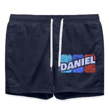 Daniel as Daniel - Swim Trunks - french navy - Front - AI Model Male 185 light (185cm)