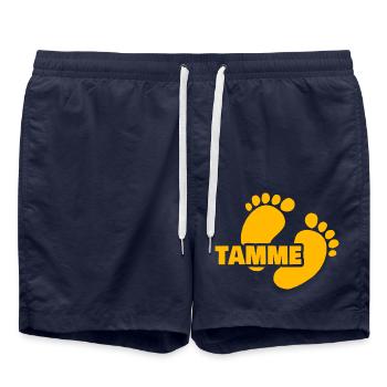 Geburt Tamme - Badeshorts - French Navy - Vorne - AI Model Male 185 light (185cm)
