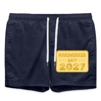 2027 - Swim Trunks - french navy - Front - AI Model Male 185 light (185cm)