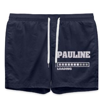 Pauline bébé - Short de bain - bleu marine - Devant - AI Model Male 185 light (185cm)