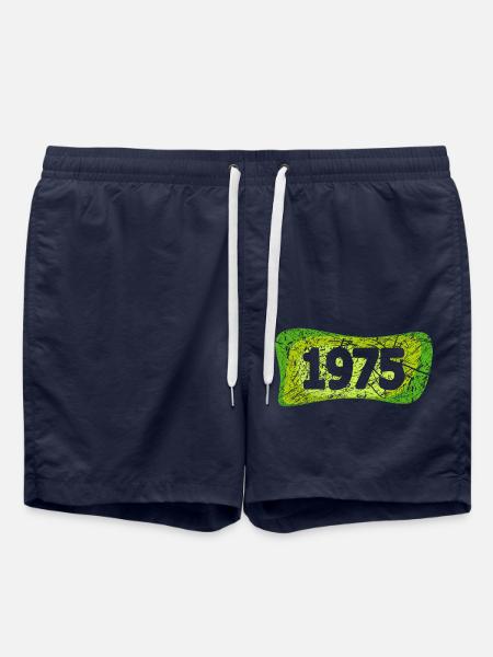 Retro 1975 - Swim Trunks - french navy