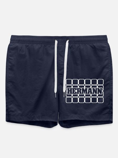 Men's name Hermann - Swim Trunks - french navy
