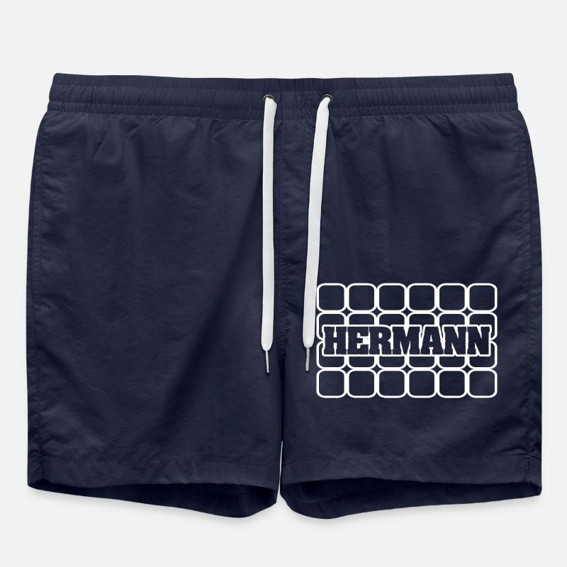 Männername Hermann - Badeshorts - French Navy