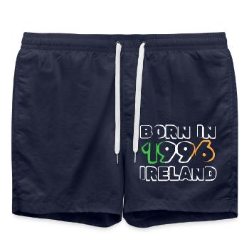 1996 - Short de bain - bleu marine - Devant - AI Model Male 185 light (185cm)