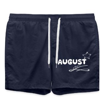 Août - Short de bain - bleu marine - Devant - AI Model Male 185 light (185cm)