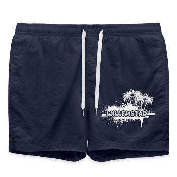 Willemstad as a holiday - Swim Trunks - french navy - Front - AI Model Male 185 light (185cm)