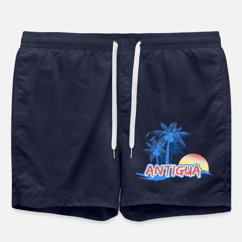 Plage d’Antigua - Short de bain - bleu marine