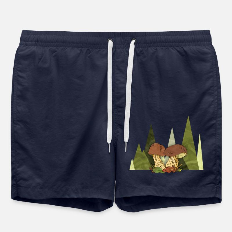 Pilze - Badeshorts - French Navy