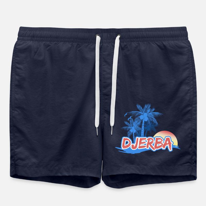 Plage de Djerba - Short de bain - bleu marine
