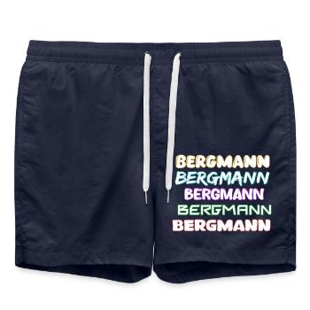 Job Miner - Swim Trunks - french navy - Front - AI Model Male 185 light (185cm)