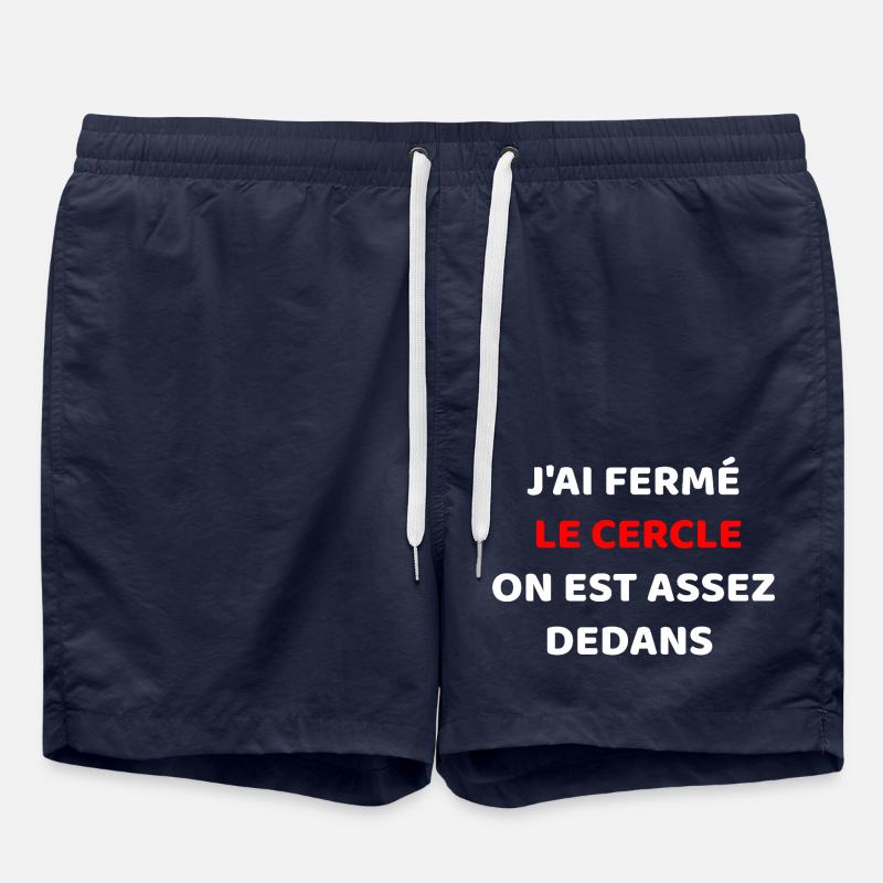 J'ai Fermé Le cercle - Short de bain - bleu marine