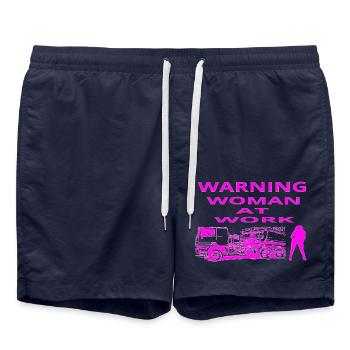 Camion - Short de bain - bleu marine - Devant - AI Model Male 185 light (185cm)