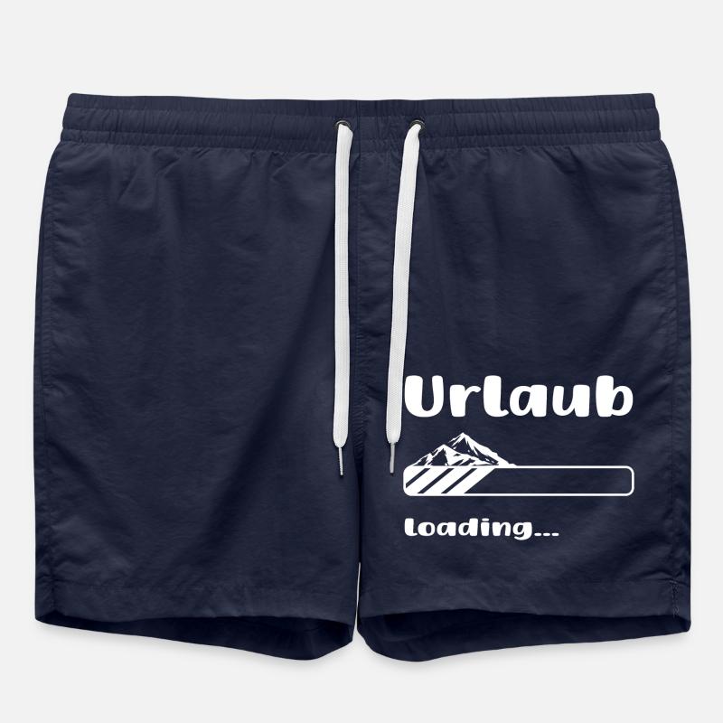 Urlaub loading Berge - Badeshorts - French Navy
