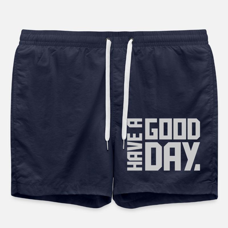 have a good day - Badeshorts - French Navy