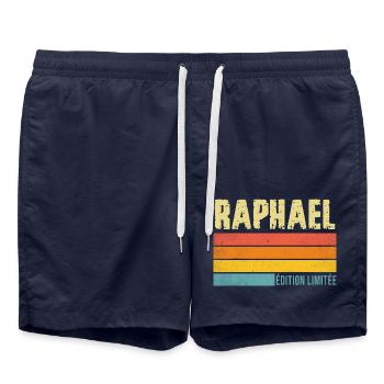 RAPHAËL édition limitée - Short de bain - bleu marine - Devant - AI Model Male 185 light (185cm)