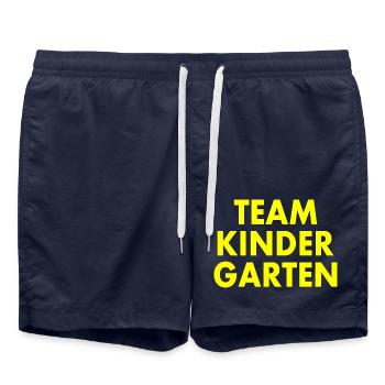 Team kindergarten - Short de bain - bleu marine - Devant - AI Model Male 185 light (185cm)