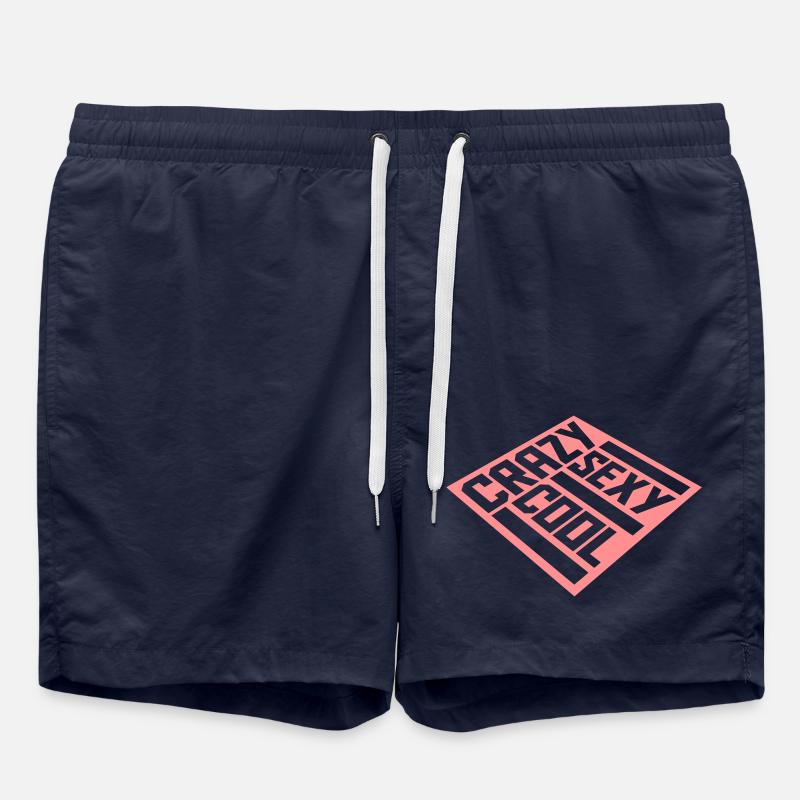 design cool sexy fou - Short de bain - bleu marine