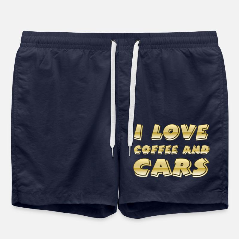 Café - Short de bain - bleu marine