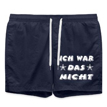 Auto - Badeshorts - French Navy - Vorne - AI Model Male 185 light (185cm)