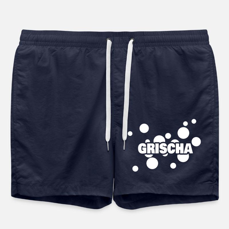 First name Grischa - Swim Trunks - french navy