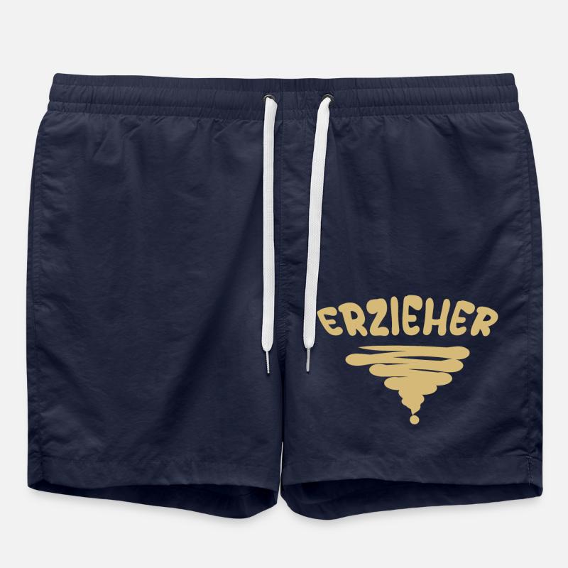 Erzieher als Beruf - Badeshorts - French Navy