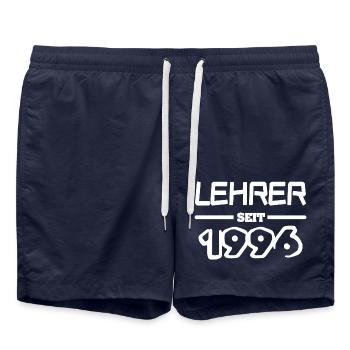 Lehrerin 1996 - Badeshorts - French Navy - Vorne - AI Model Male 185 light (185cm)