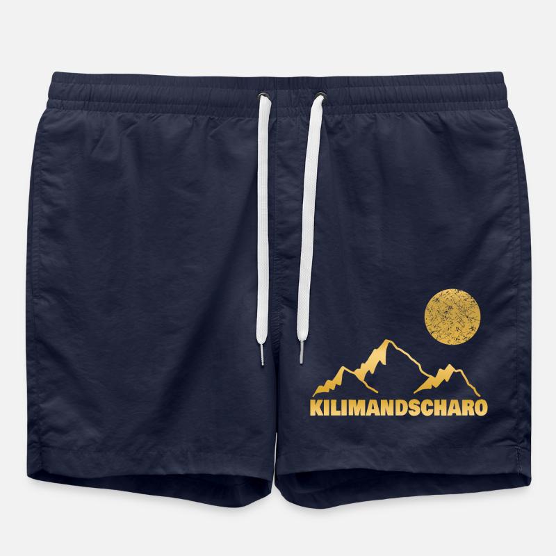 Kilimanjaro as a mountain - Swim Trunks - french navy