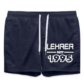 1995 - Short de bain - bleu marine - Devant - AI Model Male 185 light (185cm)