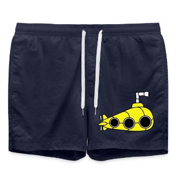 sous-marin Plongée sous-marine Plongée Capitaine de sous-marin - Short de bain - bleu marine - Devant - AI Model Male 185 light (185cm)