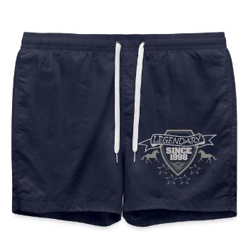 Cheval 1998 - Short de bain - bleu marine - Devant - AI Model Male 185 light (185cm)