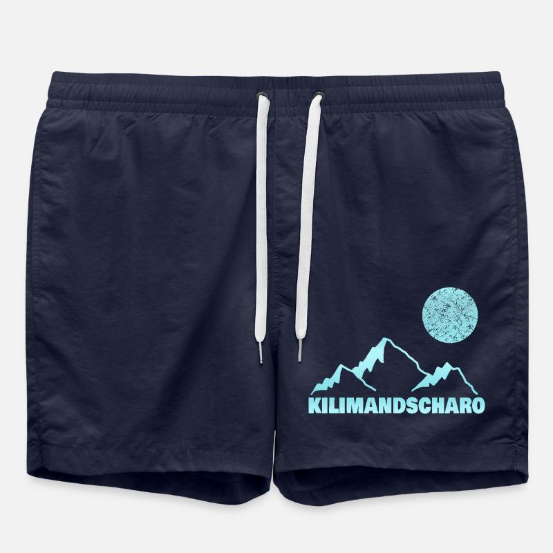 Kilimandjaro comme alpiniste - Short de bain - bleu marine