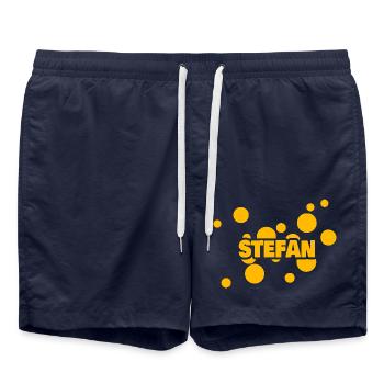 Cadeau pour Stefan - Short de bain - bleu marine - Devant - AI Model Male 185 light (185cm)