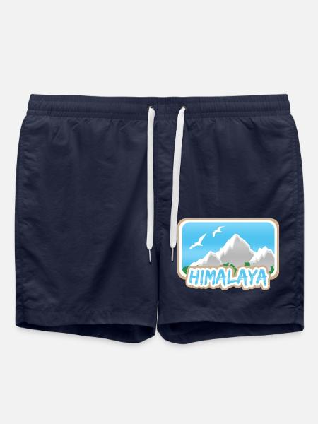 Himalayas as Himalayas - Swim Trunks - french navy