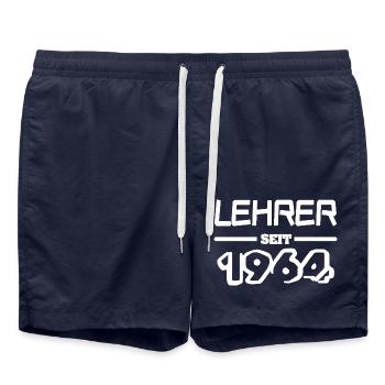 1964 - Short de bain - bleu marine - Devant - AI Model Male 185 light (185cm)
