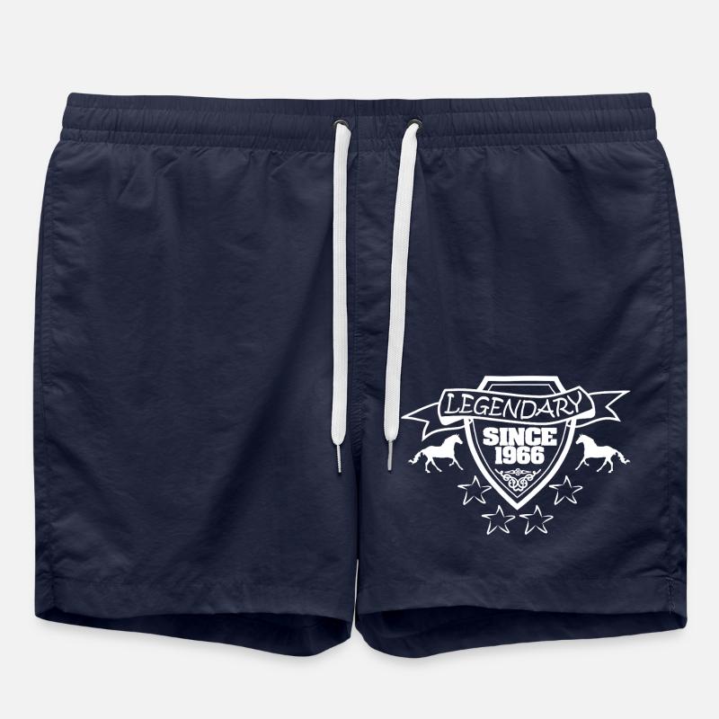 Horse 1966 - Swim Trunks - french navy